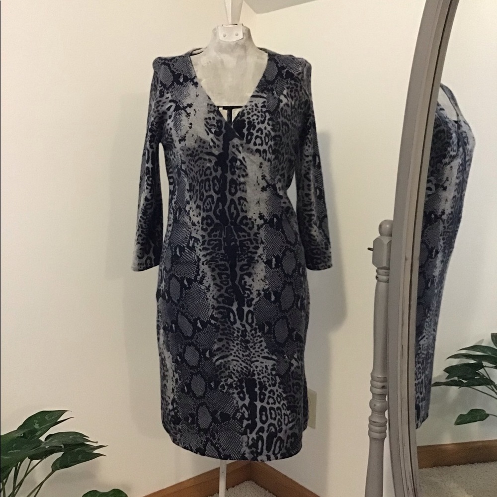 Newman Marcus Cashmere Sweater Knit Dres